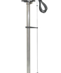 Rock Solid Cast Bronze Sump Pump for Industrial Commercial Locations Heavy Duty Workhorse with Stainless Steel Parts 1/3 Horsepower Motor Uses 115 Volt Power Delivers 55 GPM Through 1-1/2 Inch Female NPT Discharge Port Built Tough For Reliable Service, showing pump body and float switch.