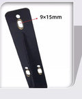 Heavy Duty Floating Shelf Brackets Pack Of Two Cold Rolled Steel L Shape Wall Mounts built tough as nails, showing L bracket dimensions.