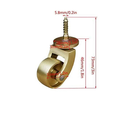 Straight Up Heavy Duty Office Chair Casters With Ultra Slick Polyurethane Wheels And Zero Sweat 32Mm Swivel Setup showing dimensions and design.