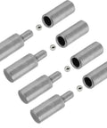 Four Pack Weldable Barrel Hinges 4 1/8 By 3/4 Inch Heavy Duty Gate Hinges Weld On Bullet Hinges Ball Bearing Detachable