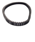 High Speed Timing Synchronous Belt For 842x22.6x30 CVT Drive Belt And Conveyor Transmission System Tough Durable Elastic Drive Belt For Shock Absorption And Quiet Stable Power Transfer, black toothed belt