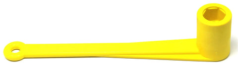Boat Propeller Wrench And Stop Block Kit One And One Sixteenth Inch Nut Yellow Includes Stop Block Non-Corrosive Durability