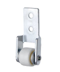 4 Pack Sliding Door Roller Wheels 0.6 Inch Track Guide For Cabinets Furniture Trundle Beds And Drawers Replacement Metal Pocket Door Pulleys Nylon Wheels Glide Silently Across Tracks No Squeak Zinc Plated Mounting Plates