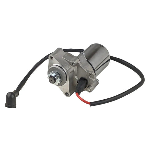 2-Bolt Lower Mount Starter Motor For 50cc To 125cc 4-Stroke ATVs, Dirt Bikes, Go Karts, Quads, showing metal body and wiring