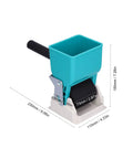 Heavy Duty Manual Glue Spreader Roller For Real Daily Woodworking Tasks Large Capacity Tank Applicator With Boss Grip Quick Coat Handle shown with dimensions and details.