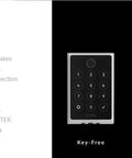 Real Talk Top Shelf Flat Black Smart Deadbolt Door Lock Offering Rapid Fingerprint Unlocking And Hassle Free Wifi Bluetooth Pairing For Sweet Mobile Control Every Day - Two smart keypad locks displayed.