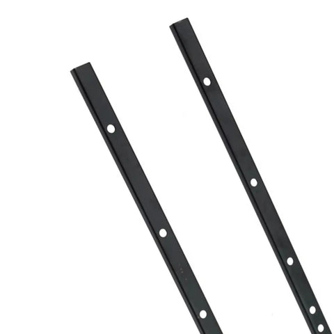 Metal RC Car Chassis Frame Set For 1 By 16 Scale Crawlers, two-piece alloy side beam girder upgrade, closeup view