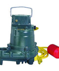Heavy Duty High Temp Submersible Sump Pump 1/3 HP Cast Iron Workhorse Automatic with tether float switch and 15 ft cord.