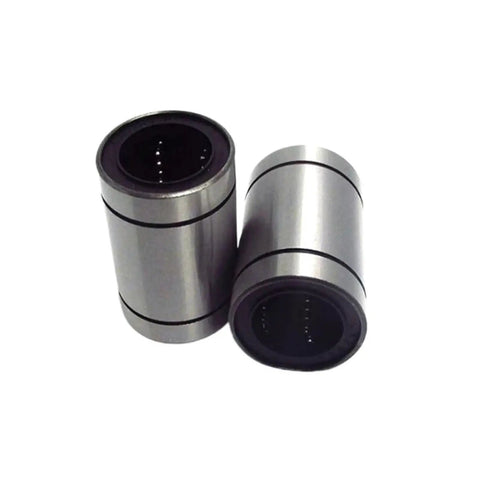 Four Pack 16mm Linear Ball Bearings For 3D Printers And CNC Rails And Shafts Smooth Glide With Low Friction Corrosion Resistant Steel Easy Install Durable Precision Engineering For Accurate Motion And Minimal Downtime. Two 16mm LM16UU bearings shown