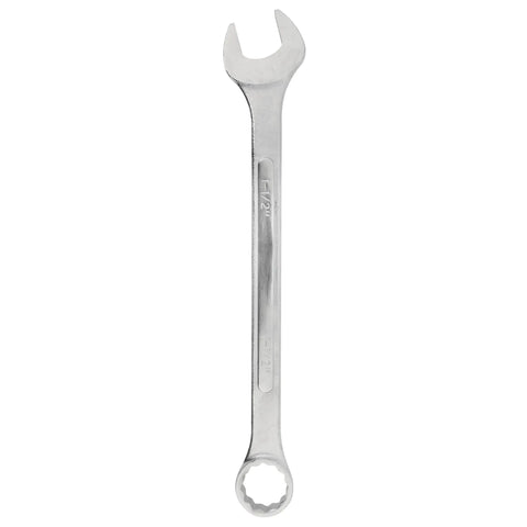 One And A Half Inch Combo Wrench, Heavy Duty Drop Forged Chrome Alloy Steel With High Torque Box End And Open End, Rounded Corner Box End