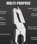 All In One 9 Inch Electrician Pliers With Wire Cutter Stripper Crimper Nail Puller For 10 To 18 AWG Wiring Pro Grade Industrial Tough Multi Tool detail view