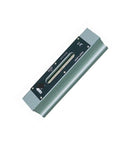 No Fuss Precision Bar Level With V Base For Machine Tools And Worktables Dead On Spirit Meter For Shop Alignments and Factory Setup Rock Solid Flatness Test Tool Multi Size.02mm Accuracy showing the bubble level indicator.