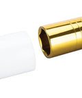 Half Inch Impact Drive Thin Wall Socket 19mm And Three Quarter Inch Gold Finish Built Tough With Chrome Molybdenum Color Coded