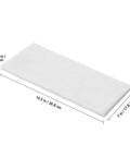 Replacement Filter Refills For Solder Smoke Extractor With Pro Grade Stable Sponge Airflow And Pre Filter Cotton Material For Commercial Spaces And Cleanrooms, 14.5 x 7 x 0.35 in
