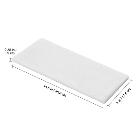 Replacement Filter Refills For Solder Smoke Extractor With Pro Grade Stable Sponge Airflow And Pre Filter Cotton Material For Commercial Spaces And Cleanrooms, 14.5 x 7 x 0.35 in
