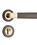 Quiet Door Lock Set For Bedroom Security Handle Lock Indoor Zinc Alloy Lockset With Keyed Entry Heavy Duty Electroplated Hardware