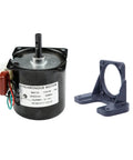 Heavy Duty Electric Barbecue Motor With 60KTYZ Gear Reduction, 110V 50-60 RPM, High Torque Reversible Drive, Mount Bracket Included