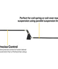 Watts Link Kit For Rear Suspension, Adjustable Weld On Design, Delivers Precise Axle Control And Superior Lateral Stability, Compatible With Parallel Link Systems Using Coil Springs Or Coil Over Shocks, Built For Performance, steel links