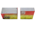 Two Pieces 2x2-1/2 Inch Aluminum Flat Bar 8.5 Inch Long 6061 T6 Weld Ready For DIYers Build Ready Metalworking Prototyping