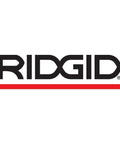 RIDGID logo on a white background, representing reliable tools for heavy duty applications. Heavy Duty Electric Auto Rewind Air Tool Hose Drum Reel Built Like A Tank For Rough Job Sites With A No Sweat Setup And Kick Butt Reliability Every Single Day.
