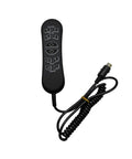 Ten Button Five Pin Replacement Hand Control For MM3702 Lift Chair Power Recliner Remote Controller No Fuss Upgrade Replacement For MM3702 Dual Motor Lift Chair Easy Install Durable 10 Button Hand Controller For Home Comfort, black with coiled cord