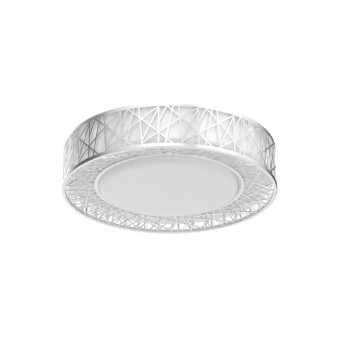 Dimmable Flush Mount Ceiling Light With Remote, 45W 18.9 Inch LED Fixture, Easy Remote Setup, top view