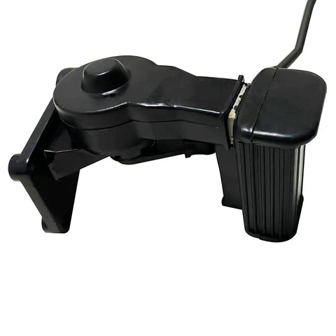 Timberwolf YFB250 Reverse Shifter Linkage For Yamaha ATVs, Durable Metal And Rubber Joint, Select Handle Gear Upgrade, Fits Timberwolf 250 1992-2000, Tri Moto 200 1983-1985, Moto 4 1985-1989, Bear Tracker 250 1999-2004 black metal ATV linkage shown in side view