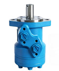 Beefy Cycloid Motor Transmission BM2-315 With Two Hole Mount For Industrial Drives, Smooth High Torque Gearbox, blue exterior