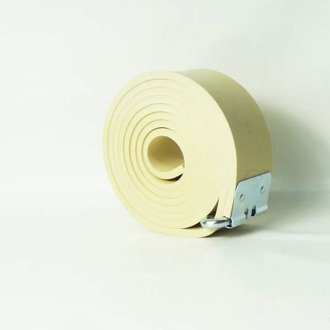 Roll of One And Three Quarters Inch Wide Adjustable Rubber Drum Silencer Belt For Brake Lathe Six Foot Long Heavy Duty Silencer Band