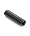 Deep 12 Point Impact Socket, 3/8 Inch Drive, 7/16 Inch, visible with laser markings and engraved sizing on black metal surface