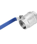 2 Inch 304 Stainless Steel Ball Valve Featuring An Isolated Sealing Surface And Female Thread Full Port Configuration for water, oil, non-flammable gas.