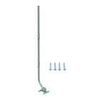 Beefy Universal Outdoor Mounting Pole For TV Antenna And Weather Station, Heavy Duty Aluminum Bracket With 49.5 Inch Extension Arm shown