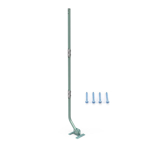 Beefy Universal Outdoor Mounting Pole For TV Antenna And Weather Station, Heavy Duty Aluminum Bracket With 49.5 Inch Extension Arm shown