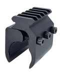 Barrel Clamp Picatinny Rail Mount For 20mm Weaver Bases Designed For Flashlight And Laser Sight Attachments