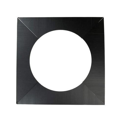 Square frame component of Energy Efficient Smart Attic Fan Designed For Gable Vents With Wireless App Control.
