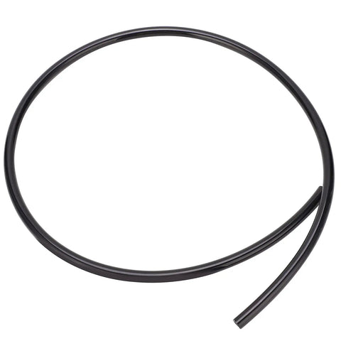Hardcore Heavy Duty PU Polyurethane Air Hose Built Like A Beast For Woodworking Factory Use High Pressure Pneumatic Tube Thick Walls Slam Proof Endure 14x10mm One Meter Length Great For Demanding Industrial Jobs Where Reliability Rules, black coil