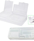 Top Tier Double Pack Phone Repair Module Organizer With Multi Size Compartment Storage Case For iPhone Micro Screws, open view showing compartments.