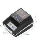 Mini UV Counterfeit Money Detector For USD Euro GBP With UV MG IR Detection, Automatic Verification, LED screen display