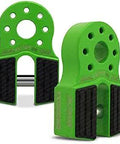 FlatLink Loaded Shackle Mount for 16,000 Lb Off Road Recovery Monster Green Heavy Duty Winch Accessory with Secure Tow Bracket