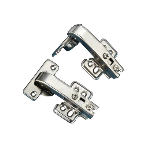 2 Pack 90 Degree Corner Cabinet Door Hinges With Soft Close Hydraulic Damping Full Coverage Concealed Design Adjustable Mounting By KAFENDA