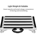 Beefy Heavy Duty Aluminum RV Steps Folding Platform Stool With Anti Slip Surface Reflective Strips Rubber Feet And Portable Handle