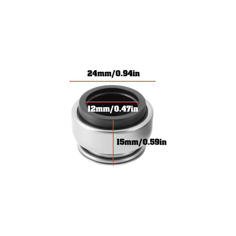 Heavy Duty Mechanical Seal For Water Pumps With 12 Mm Shaft 24x15x12 Mm Replacement Seal Kit For Self Priming And Industrial Pumps Prevents Leaks And Keeps Your Pump Running Smooth And Strong. 24x15x12 mm seal shown