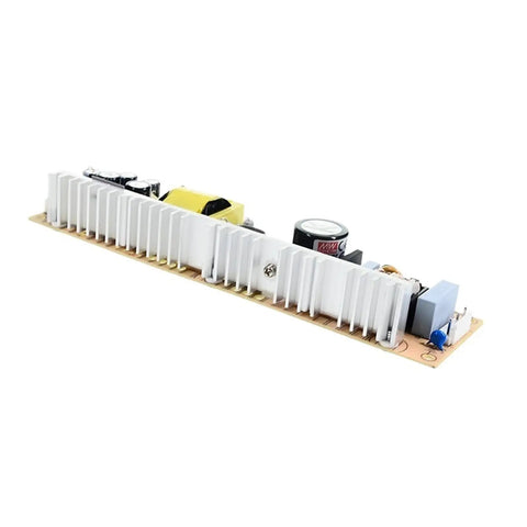 75W 24V Rugged Industrial Open Frame Switching Power Supply With 110V 220VAC Input To 24V Output 3.2A PCB PSU For Industrial Equipment Automation Control Panels And Machinery, open-frame board view