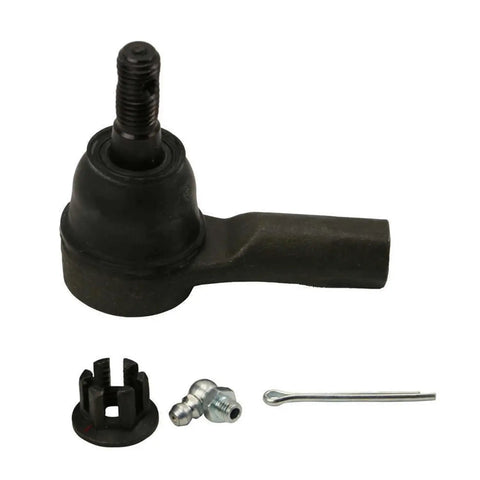 4Piece Front Tie Rods Kit For 2013 To 2022 Chevrolet Trax Hydraulic Steering Inner And Outer Tie Rods Replacement Front Suspension Upgrade With Durable Construction For Smooth Steering And Easy Install For A Quiet Responsive Ride, black tie rod end with hardware