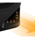 Close-up of DM-50D Active 5-Inch Desktop Monitor Speaker vent for tight bass, sleek black finish for home studio and club DJ sets.