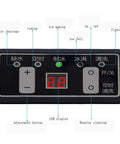 Control panel of Bad Ass High Capacity Ice Maker Pumping 55 Kilos Of Round Cubes Daily for easy ice production management.