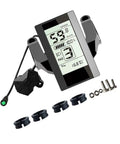 Must Have E Bike Display For Bafang 01 02 And HD Motors With Seamless Integration And Accurate Data Transmission Designed For 24V 36V 48V And 60V Battery Systems For A Totally Sweet Ride, metal case with cable and mounts