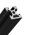 Close-up of Heavy Duty Seven Piece V Slot Aluminum Extrusion 2020 N1 Single Sided Grooved Linear Guide Rail 610 Mm Length.