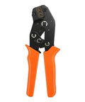Heavy Duty Insulated Pliers Crimper Tool Kit With 80pcs Connector Housing And Ferrule Terminal Wire Strippers For Tight Spot Jobs In Electrical Wiring Repair And Maintenance Tasks, orange handles