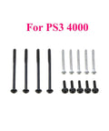 All In One PS3 4000 Slim Screw Kit With Full Set Screws And Black Rubber Feet Covers For PS3 4000 Series Consoles Replacement Parts